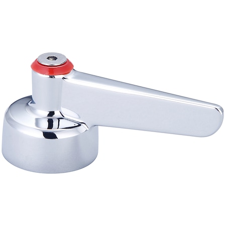 Central Brass Lever Handle With Vandal Proof Screw-Hot, Polished Chrome CS-19007H